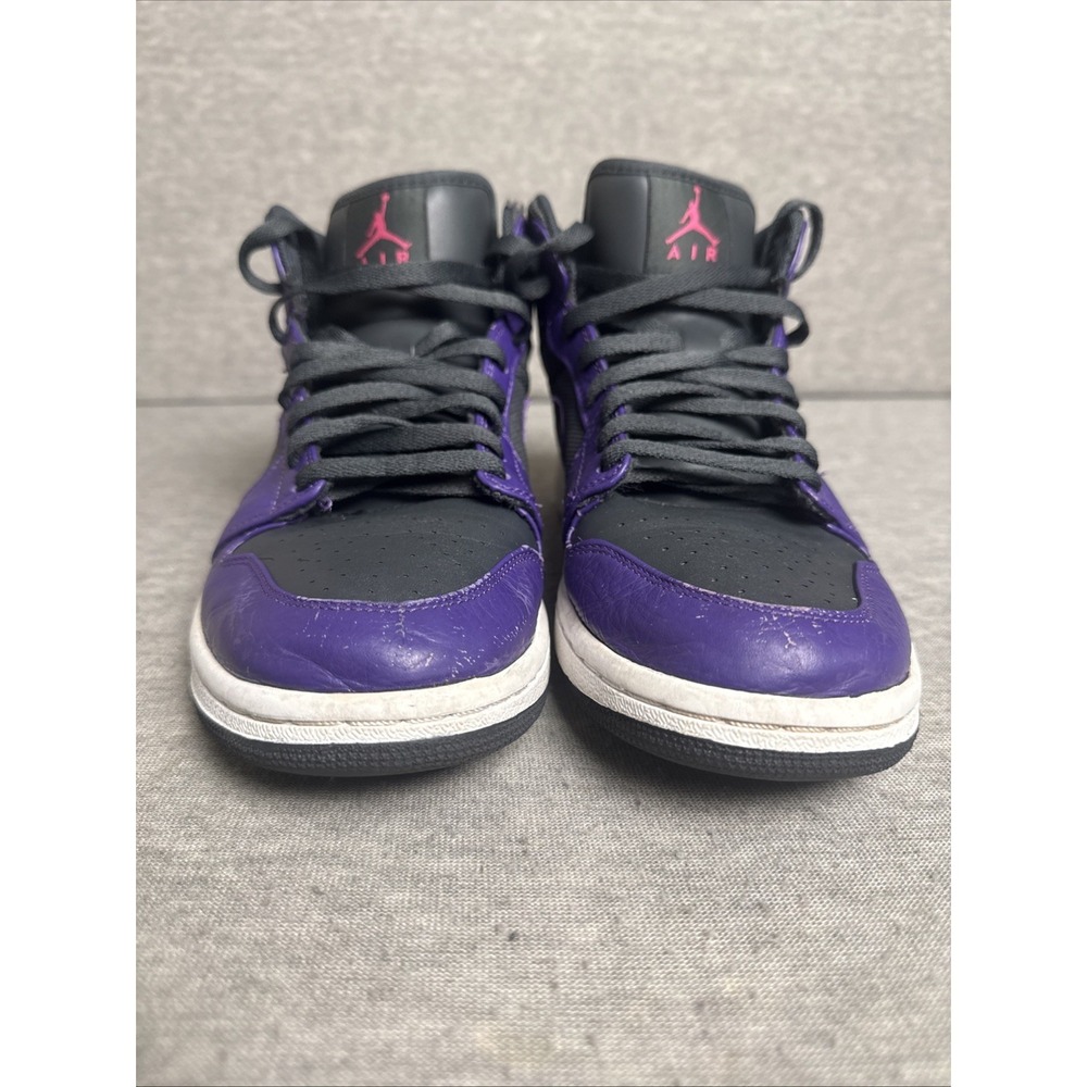 Nike Air Jordan 1 Phat Anthracite Black Club Purple Spark Men Sz 9.5 364770 025 - Picture 3 of 10